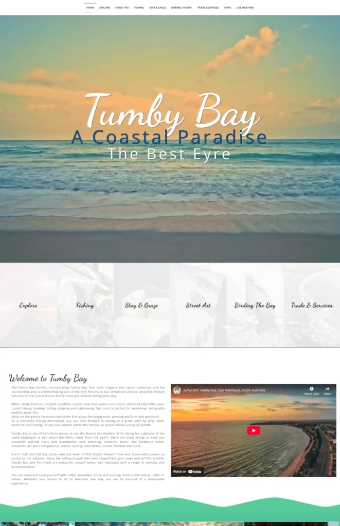 Tumby Bay Directory Website